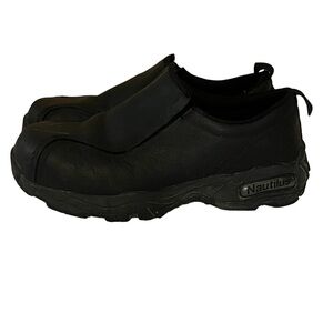 Nautilus Black Safety Steel Toe Shoes Sz 10M